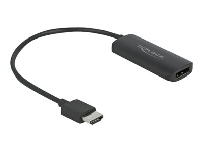 DELOCK, Adapter HDMI-A male to DisplayPort femal 63206