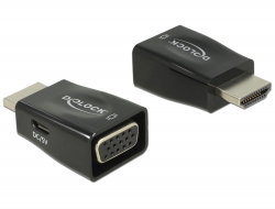 Delock Adaptér HDMI-A samec > VGA samice 65902