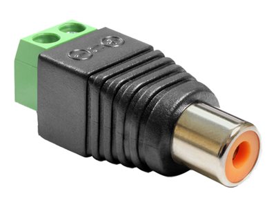DeLOCK Adapter RCA female > Terminal Block - Video / audio adaptér - komponentní video /audio - svo 65418