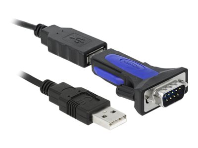 DELOCK, Adapter USB 2.0 Type-A to 1 x Serial RS- 66280