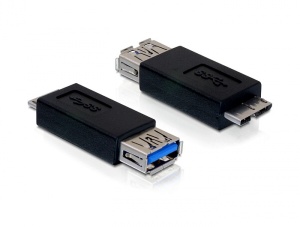 DeLock adaptér USB 3.0-A samice na micro USB 3.0-B samec 65183