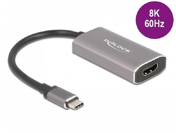 Delock Adaptér USB Type-C™ na HDMI (DP Alt Mód) 8K s funkcí HDR 62632