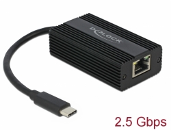 Delock Adaptér USB Type-C™ samec na 2,5 Gigabit LAN 65990