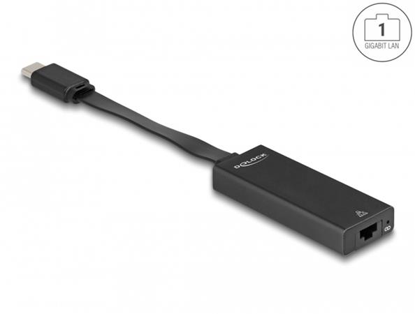 Delock Adaptér USB Type-C™ sítě Gigabit LAN, tenký 66246