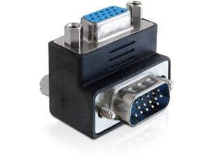Delock adaptér VGA samec -> samica pravouhlý 270° 65247