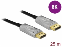 Delock Aktivní optický kabel DisplayPort 1.4 8K 25 m 85888