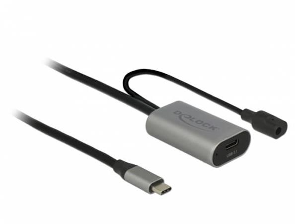 Delock Aktivní prodlužovací kabel USB 3.1 Gen 1 USB Type-C™ 5 m 85392
