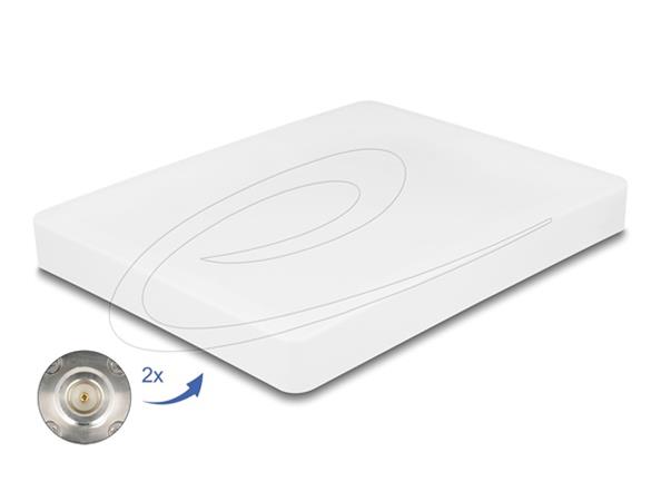 Delock Anténa WiFi 6 MIMO 2 x N, zásuvka, 8 dBi, venkovní směrová, montáž na sloup 90705