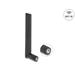 Delock - Anténa - zástrčka RP-SMA, se sklopným kloubem, Wi-Fi 6E, - 13.39 cm - Wi-Fi, WLAN - 3 dBi 89078