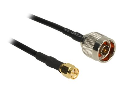 DELOCK, Antenna cable N > SMA 15 m 89516