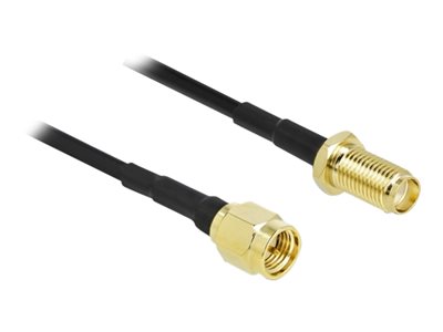 DELOCK, Antenna Cable SMA plug to SMA jack LMR/C 90441