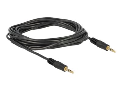 DeLOCK - Audio kabel - stereo mini jack (M) do stereo mini jack (M) - 3 m - černá 83748