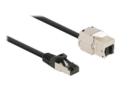DELOCK, Cable RJ45 plug to Keystone Module RJ45 87028