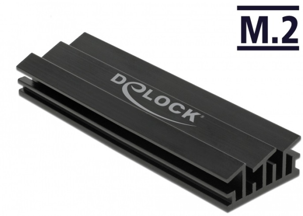 Delock Chladič 70 mm pro modul M.2 černý 18283