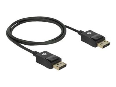 DeLOCK Coaxial - Kabel obrazovky - DisplayPort (M) do DisplayPort (M) - DisplayPort 1.4 - 1 m - pod 85300