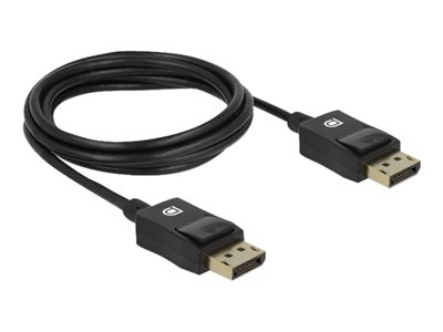 DeLOCK Coaxial - Kabel obrazovky - DisplayPort (M) do DisplayPort (M) - DisplayPort 1.4 - 2 m - pod 85301