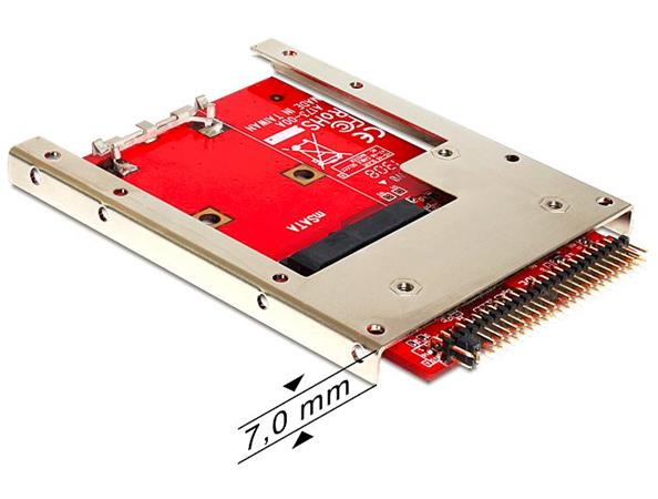 DeLOCK Converter IDE 44 Pin > mSATA with 2.5? Frame - Řadič úložiště - mSATA - mSATA - ATA 62495