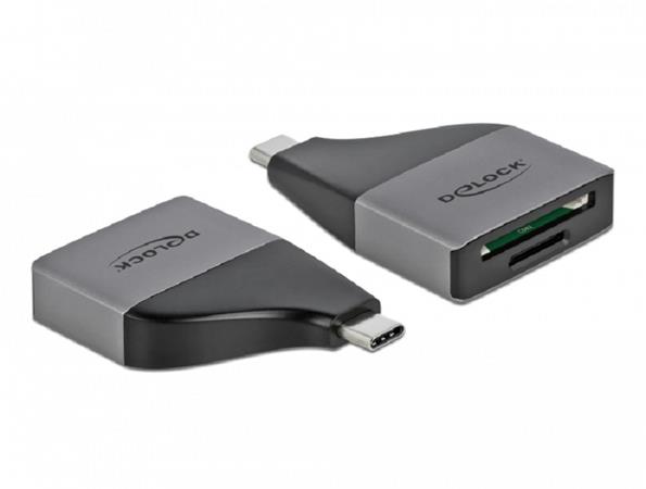 Delock Čtečka karet USB Type-C™ pro paměťové karty SD / MMC + Micro SD – kompaktní konstrukce 64117