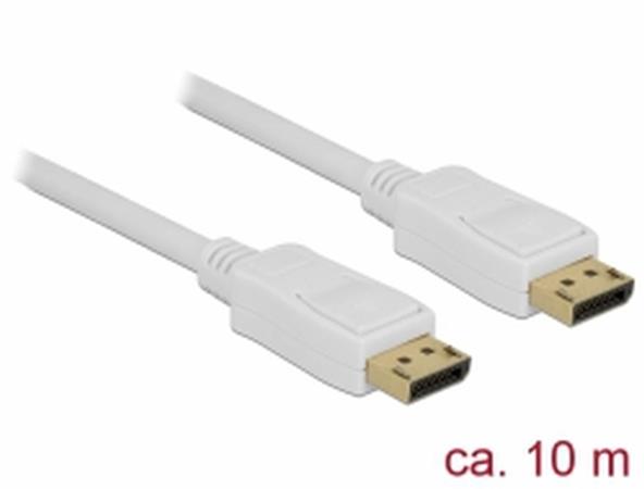 Delock Displayport 1.2 kabel samec > Displayport samec 4K 60 Hz 10 m 84863