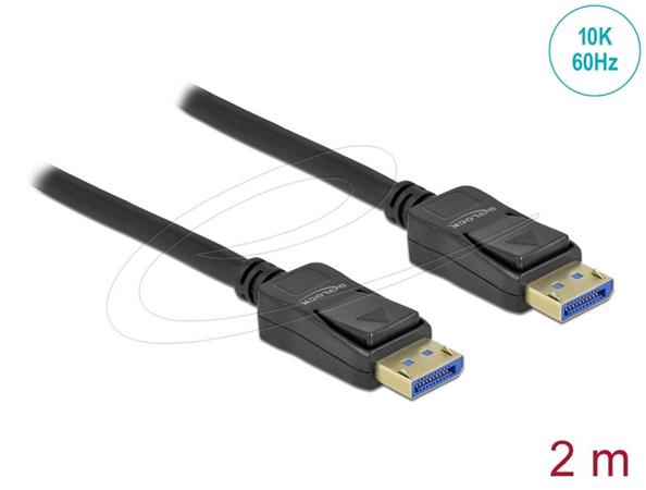 Delock DisplayPort kabel 10K 60 Hz 54 Gbps 2 m 80262