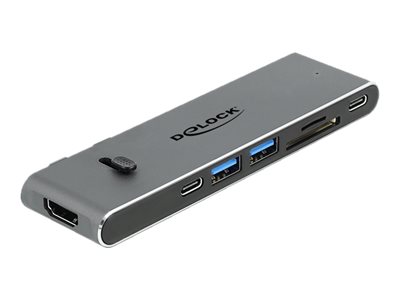 DELOCK, Docking Station Dual USB Type-C with HD 87752