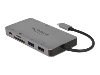 DeLOCK - Dokovací stanice - USB-C - VGA, HDMI - GigE 87735