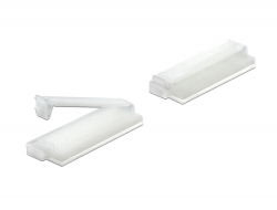 DeLOCK - Držák kabelu - přírodní (balení 10)