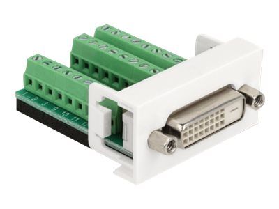 DELOCK, Easy 45 Modul DVI 24+1 Buchse zu 27 Pin 81352