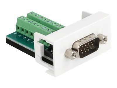 DELOCK, Easy 45 Modul VGA Stecker zu 16 Pin Term 81347