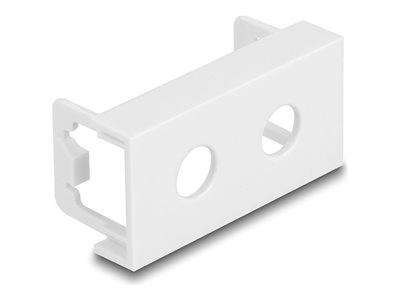 Delock - Easy 45 - zacvakávací modul - 1 modul - bílá, RAL 9003