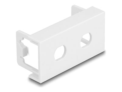 Delock - Easy 45 - zacvakávací modul - 1 modul - bílá, RAL 9003