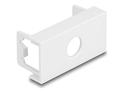 Delock - Easy 45 - zacvakávací modul - 1 modul - bílá, RAL 9003