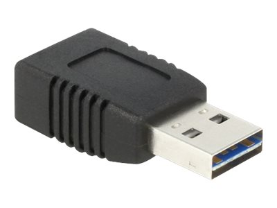 DeLOCK Easy - USB adaptér - USB (M) do USB (pouze napájení) (F) - USB 2.0 - černá 65965