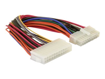 DeLOCK - Elektrický kabel - 24 pinů ATX (F) do 20 pinů ATX (M) - 11 cm 65606