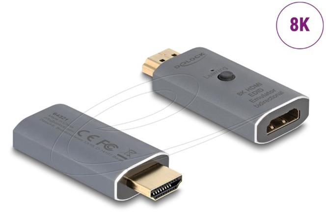 Delock Emulátor EDID HDMI, 8K obousměrný 64321