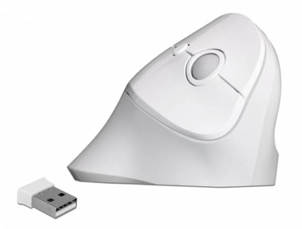 Delock Ergonomická vertikální USB myš - bezdrátová 12596