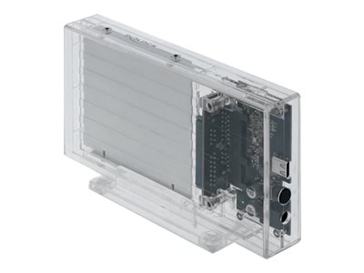 Delock External Dual Enclosure for 2 x 2.5" SATA HDD / SSD with USB Type-C - Kryt úložiště - 2.5" - 42622
