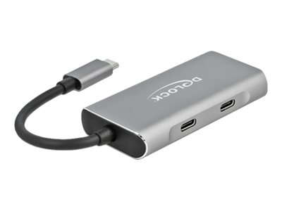 DELOCK, External USB 3.2 Gen 2 USB Type-C Hub w 63260