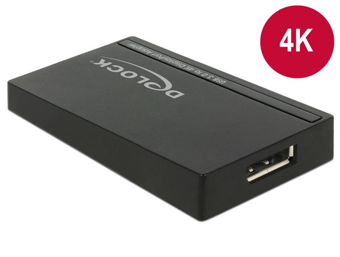 DeLOCK - Externí video adaptér - DisplayLink DL-5500 - 1 GB DDR3 - USB 3.0 - DisplayPort - maloobch 62581