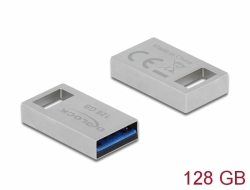 Delock Flash disk USB 3.2 Gen 1, 128 GB - kovový kryt 54072