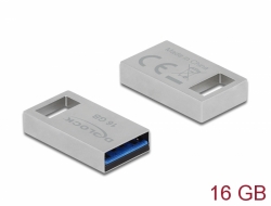 Delock Flash disk USB 3.2 Gen 1, 16 GB - kovový kryt 54069