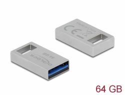 Delock Flash disk USB 3.2 Gen 1, 64 GB - kovový kryt 54071