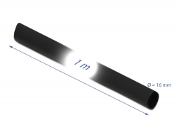 DELOCK, Heat Shrink Tube 1 m x 16 mm Shrinkage R 20661