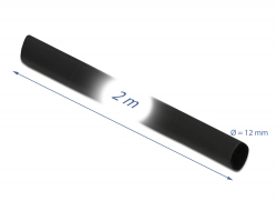 DELOCK, Heat Shrink Tube 2 m x 12 mm Shrinkage R 20667