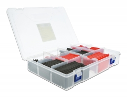 DELOCK, Heat shrink tube assortment box red/bl 20673