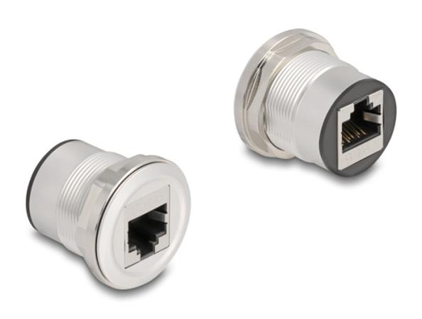 Delock Integrovaná spojka zásuvky RJ45, Cat.6, STP, hliník 88190