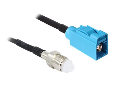 Delock - Kabel antény - konektor FAKRA Z se zdířkami (female) do FME se zdířkami (female) - 2 m - č 88630