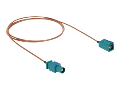 Delock - Kabel antény - konektor FAKRA Z zástrčka do konektor FAKRA Z zásuvka - 50 cm - koaxiál - R 90002