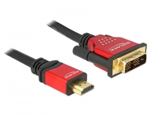 Delock Kabel High Speed HDMI – HDMI A samec > DVI samec 2 m 84342