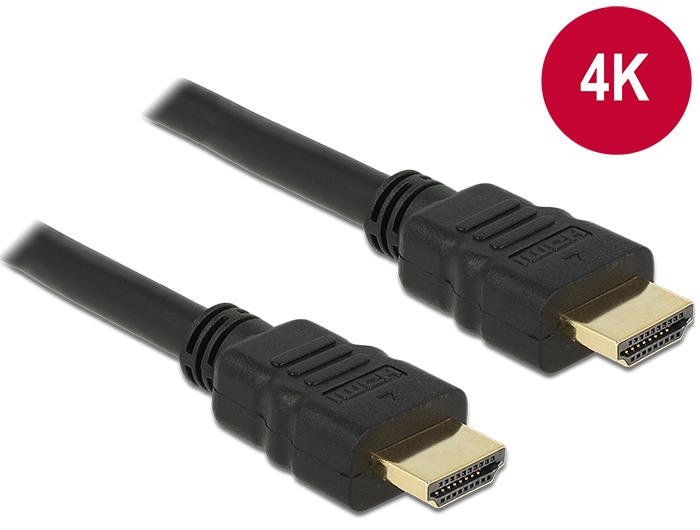 Delock kabel High Speed HDMI s Ethernet – HDMI A samec > HDMI A samec 4K 1.5 m 84753